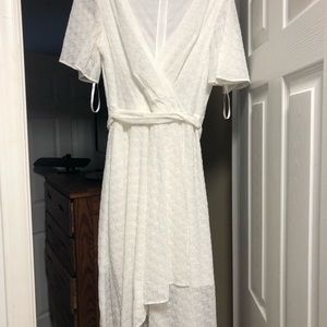Tommy Hilfiger White flowy dress.